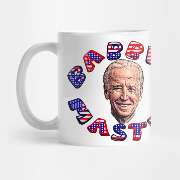 Biden BABBLE MASTER Cartoon Caricature by Roly Poly Roundabout